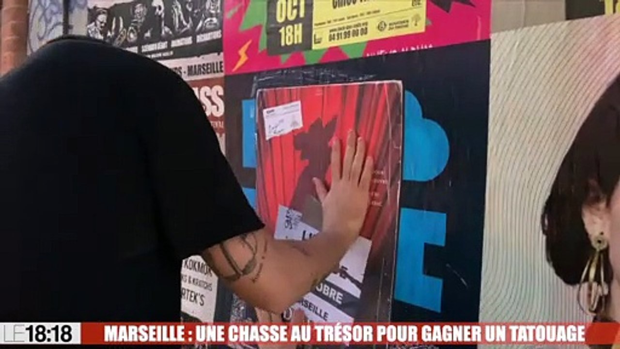 Marseille : une chasse au trésor pour gagner un tatouage