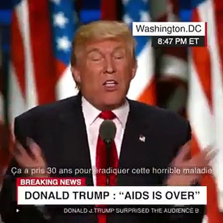 Donald Trump annonce la fin du sida ? La vidéo choc de Solidarité Sida