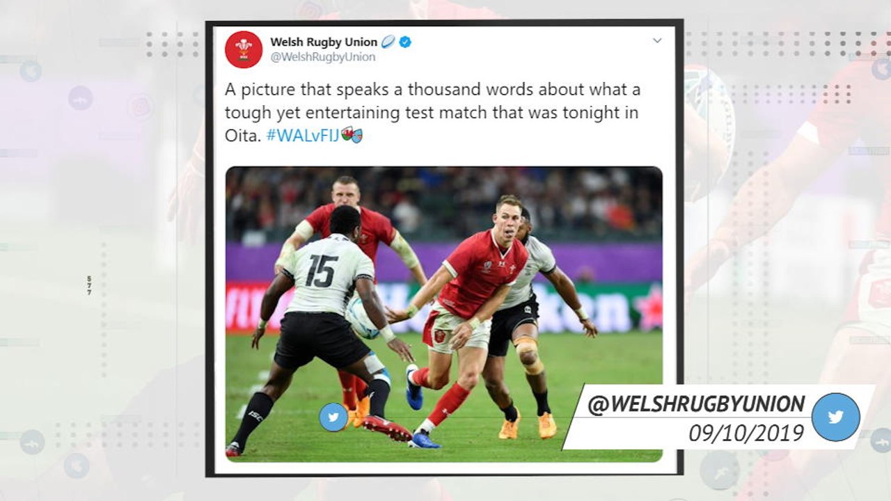 Socialeyesed - Wales survive Fiji scare to reach quarters