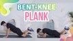 Bent-knee plank - Step to Health