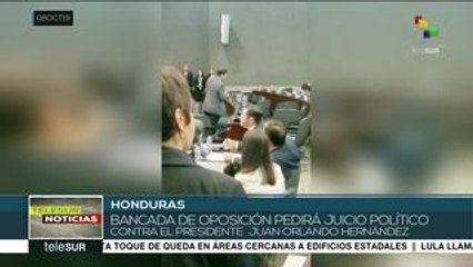 Honduras: bancada de oposición pedirá juicio político contra JOH