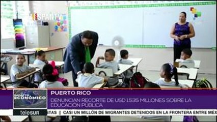 Puerto Rico: denuncian recorte de mil 535 mdd sobre educación pública