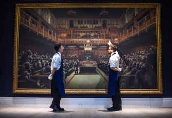 Banksy bat son record : sa toile vendue 11 millions d'euros