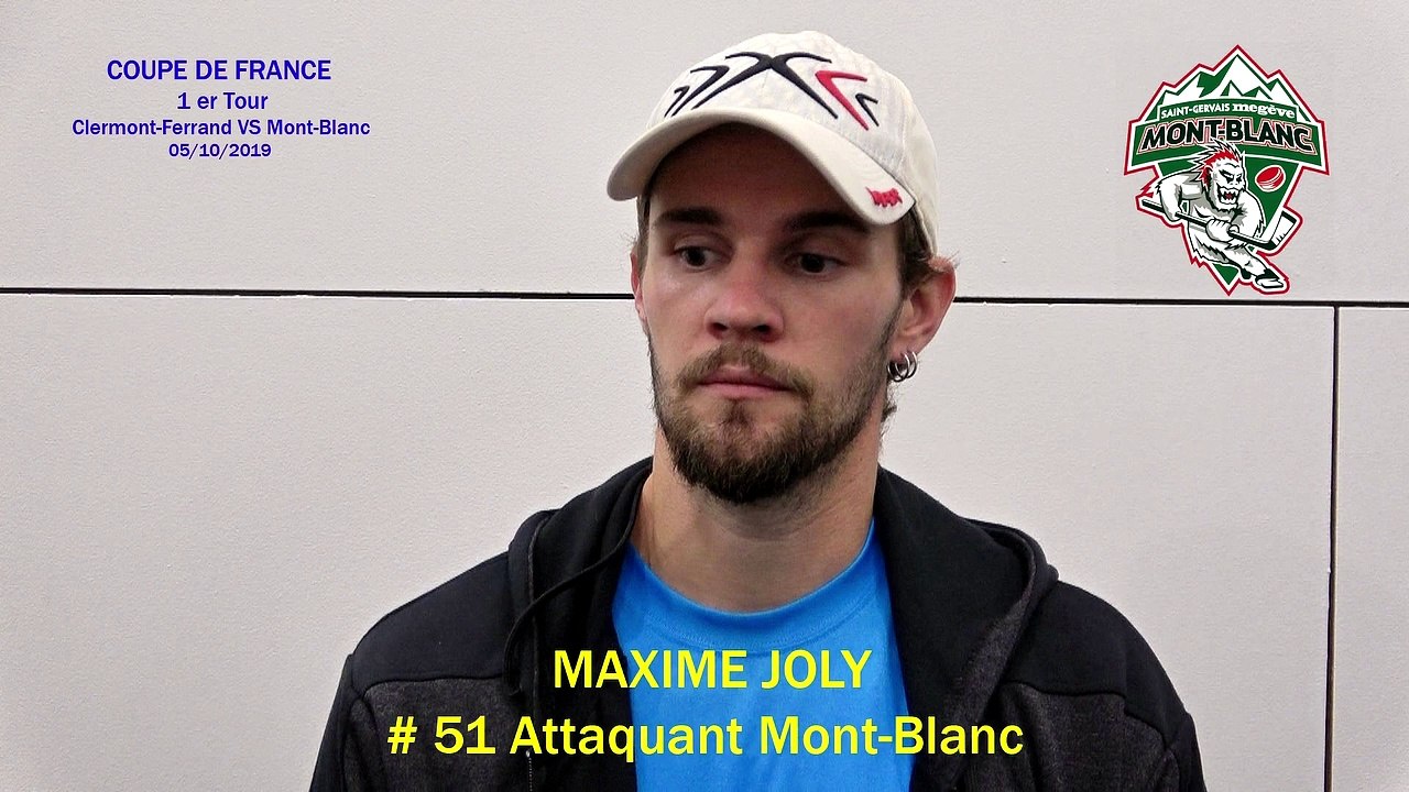 Hockey sur glace Interview Maxime Joly 2019-10-05 - # 51 Attaquant des Yétis du Mont-Blanc