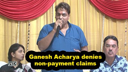 Ganesh Acharya Denies Allegations of Non-Payment to Dancers 💃