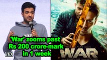 'War' zooms past Rs 200 crore-mark in 1 week