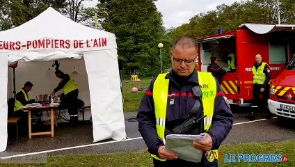 Exercice secours seisme dans l'Ain