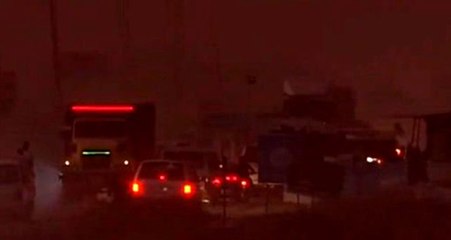 YPG'li teröristler lastık yakmaya başladı!