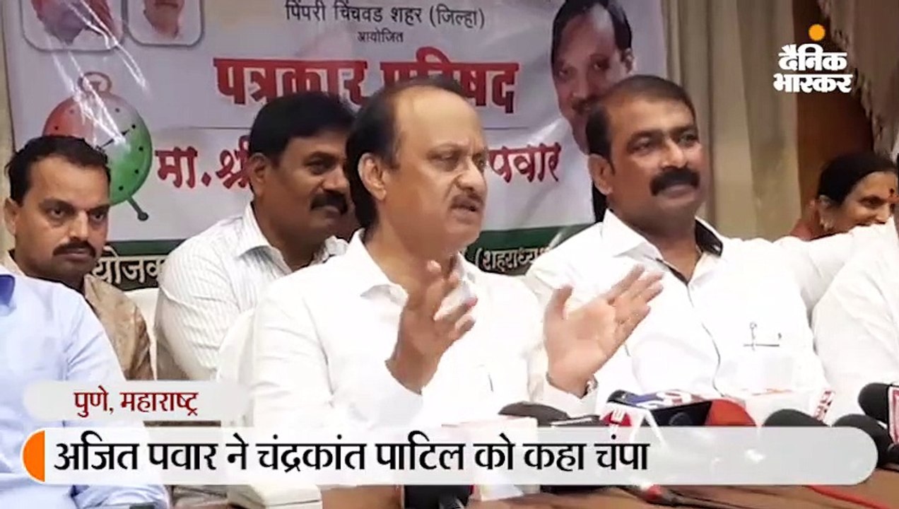 अजित पवार ने भाजपा प्रदेश अध्यक्ष को कहा 'चंपा'