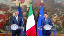 Roma - Dichiarazioni alla stampa Conte - Stoltenberg (09.10.19)