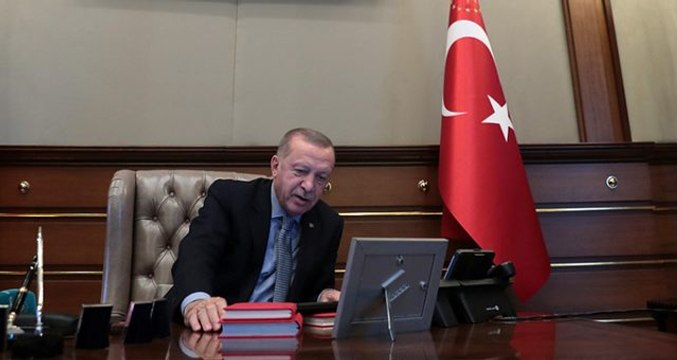 Cumhurbaşkanı Erdoğan'ın Barış Pınarı Harekatı emrini verdiği anın videosu paylaşıldı