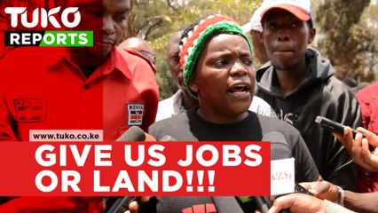 Give us jobs or land - Kenya's unemployed youths demand