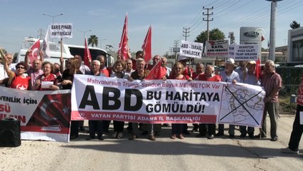 ABD Konsolosluğu önünde Trump tepkisi - ADANA