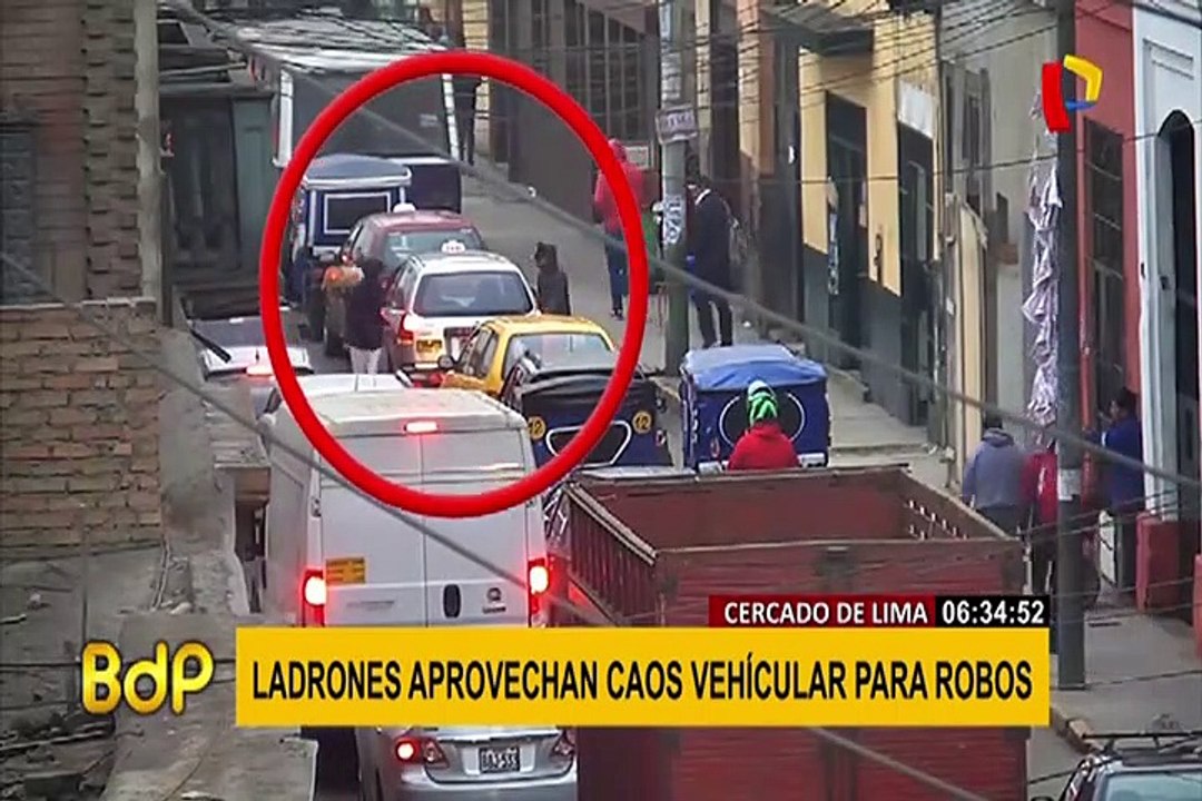 Cercado de Lima: capturan a banda conformada por menores de edad