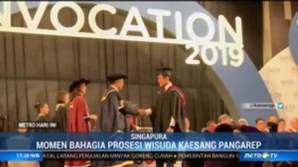 Jokowi Hadiri Wisuda Kaesang di Singapura