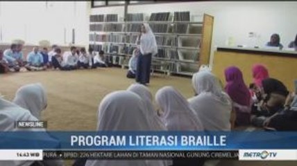 Puluhan Siswa Berkebutuhan Khusus Ikuti Program Literasi Braille