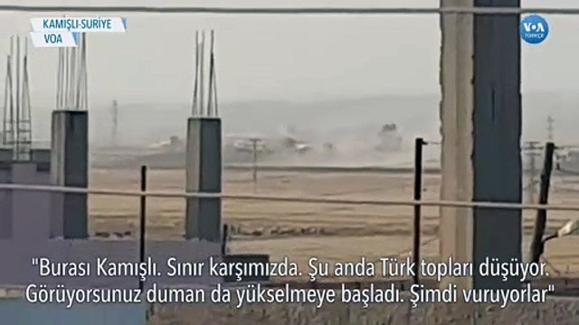Suriye'nin Kamışlı Kentinde Mevziler Vuruldu