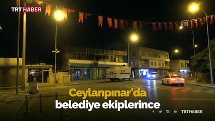 Ceylanpınar Belediyesine ait hoparlörlerden mehter marşları çalınıyor