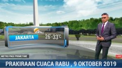 Prakiraan Cuaca Rabu 9 Oktober 2019