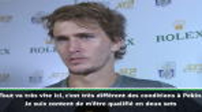 Shanghai - Zverev : Beaucoup de positif de cette victoire contre Chardy