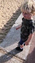 Belly Flop on the Beach