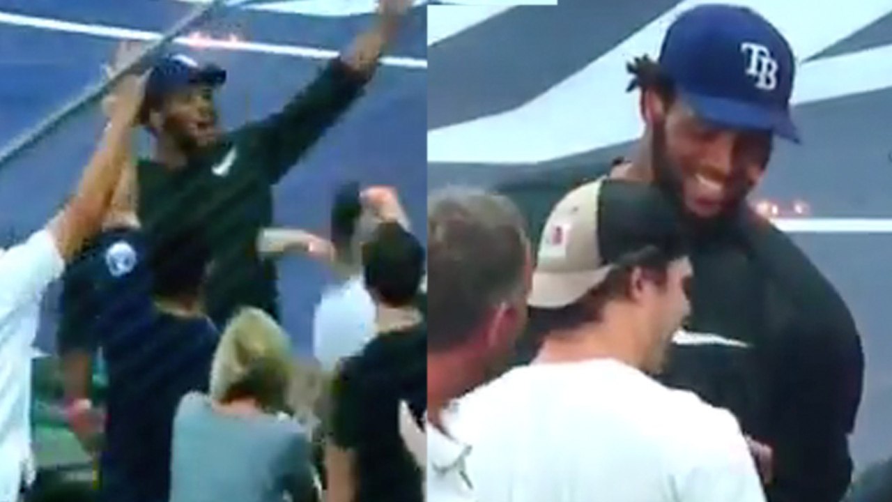 Fan Makes BARE HANDED Catch At ALDS Game, Turns Out Out To Be Tampa Bay Tight End OJ Howard