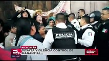 Control de manantial en Michoacán provoca enfrentamientos