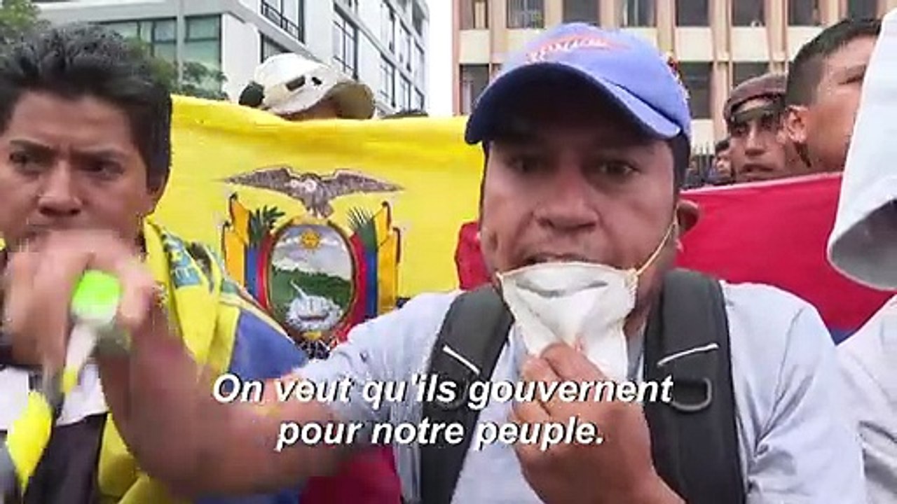 Equateur : incidents à Quito entre des manifestants et la police