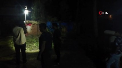 Akçakale'de bir eve havan topu isabet etti