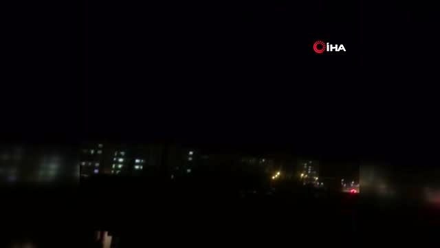 Kamışlı'dan atılan roket Nusaybin'e böyle düştü