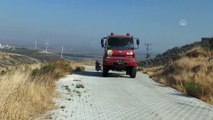 Tarihi Bakras Kalesi'nde yangın - HATAY