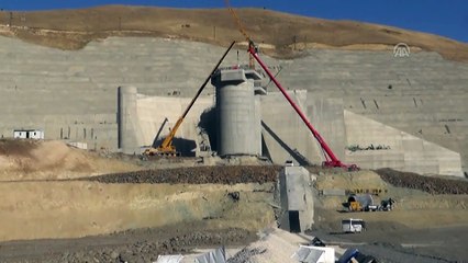 Alparslan-2 Barajı'nda çalışmalar devam ediyor - MUŞ