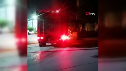 Esenyurt'ta bir fabrika alev alev böyle yandı