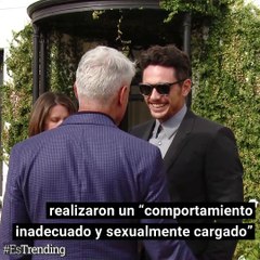 James Franco es  acusado por comportamientos inapropiados con dos exalumnas