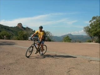 vtt dans le massif de l'esterel