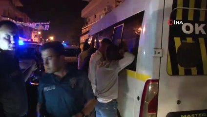 Yüzü maskeli 4 kişi polisten kaçamadı