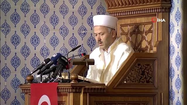 Hacı Bayram Cami'nde Barış Pınarı Harekatı için Fetih Suresi okundu