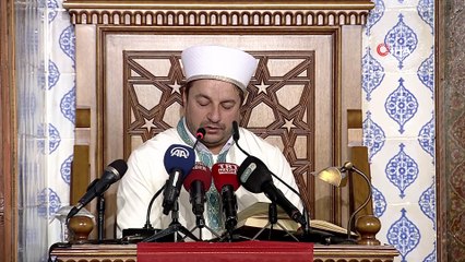 Hacı Bayram Cami'nde Barış Pınarı Harekatı için Fetih Suresi okundu