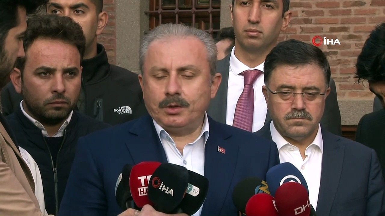 TBMM Başkanı Mustafa Şentop, sabah namazı sonrası açıklamalarda bulundu