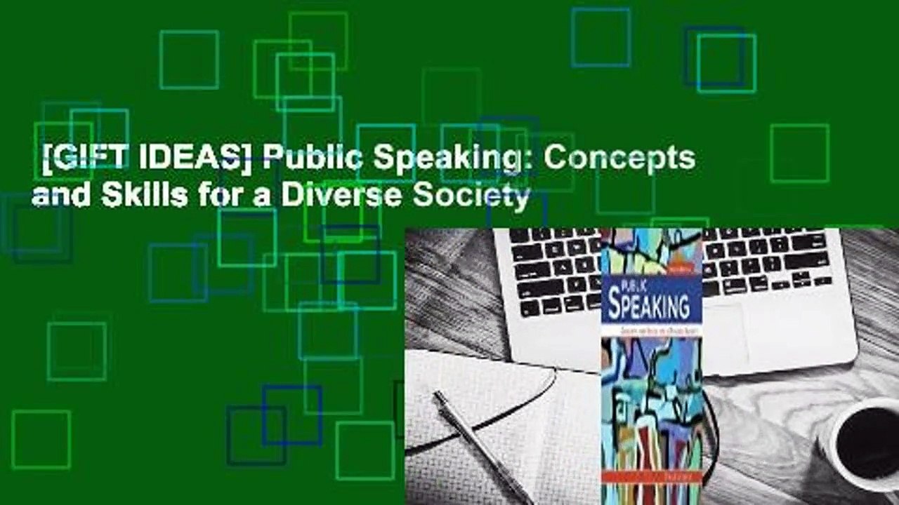 [GIFT IDEAS] Public Speaking: Concepts and Skills for a Diverse Society