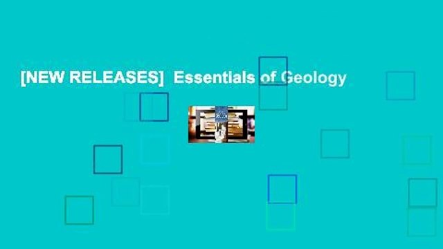 [NEW RELEASES] Essentials of Geology