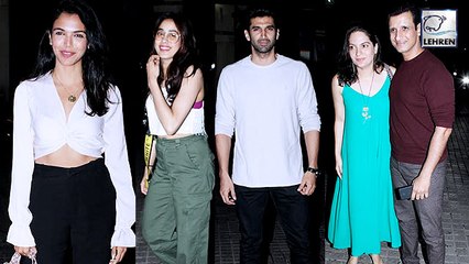 Descargar video: The Sky Is Pink Special Screening | Janhvi Kapoor, Farhan Akhtar, Aditya Roy Kapur