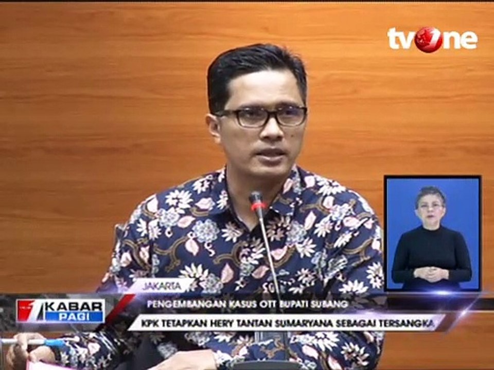 KPK Tetapkan Pejabat Pemkab Subang sebagai Tersangka Baru