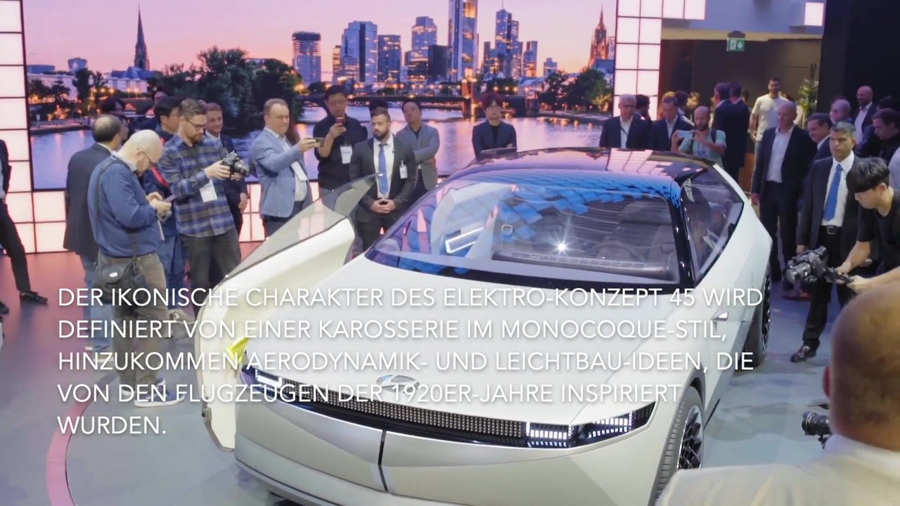 Hyundai enthüllt Elektro-Konzept 45 auf der IAA in Frankfurt