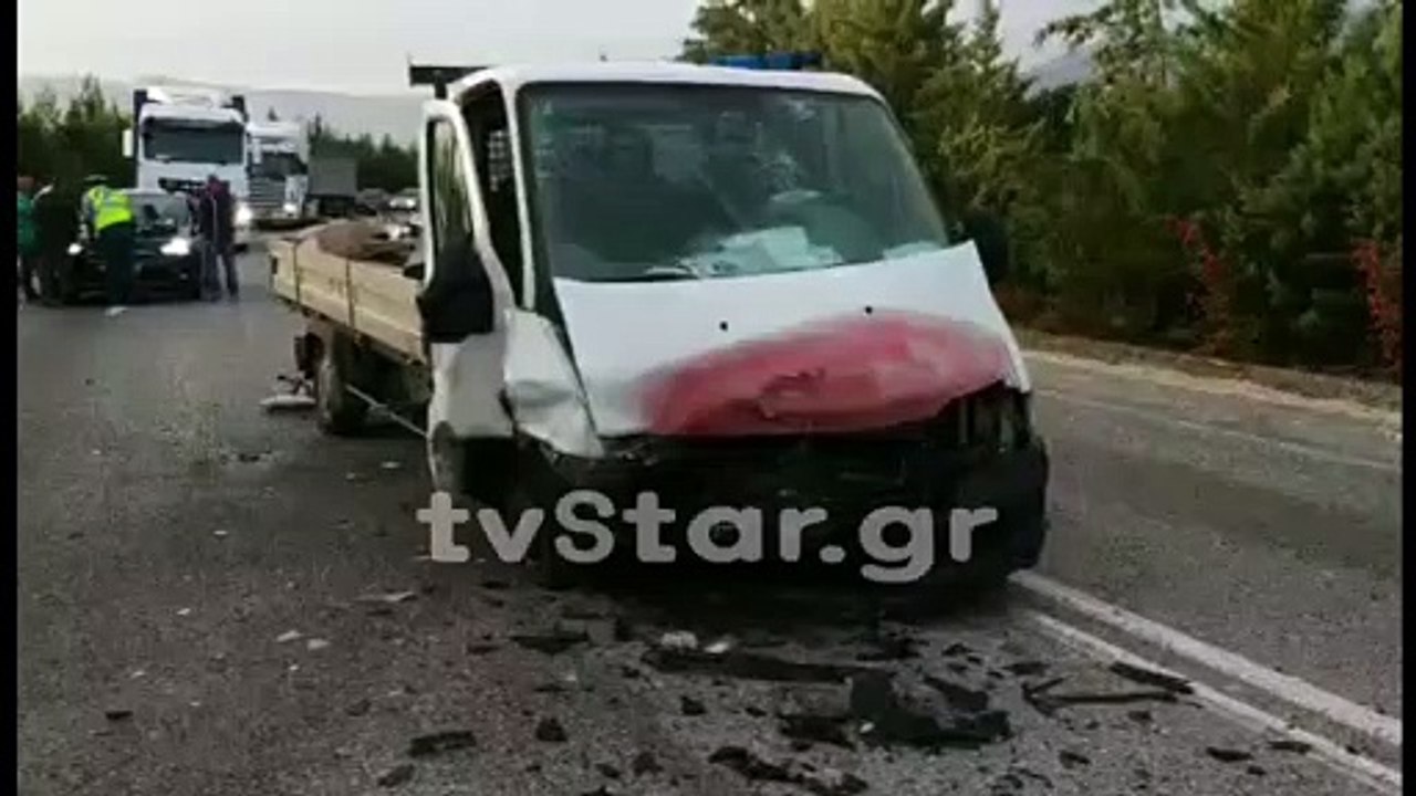 Τροχαίο ατύχημα στον δρόμο Λαμίας Δομοκού στο ύ...