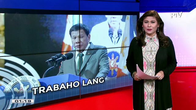 Palasyo: Pres. #Duterte, tuloy sa trabaho sa kabila ng mataas na rating