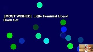 [MOST WISHED]  Little Feminist Board Book Set