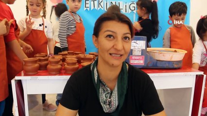 Geleceğin çömlek ustaları marifetlerini gösterdi