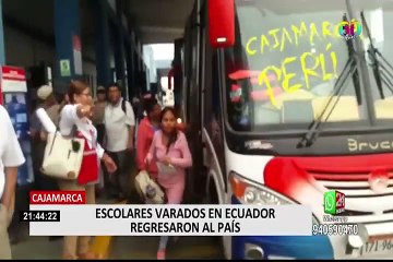 Escolares que regresaron al Perú presentaron síntomas de deshidratación