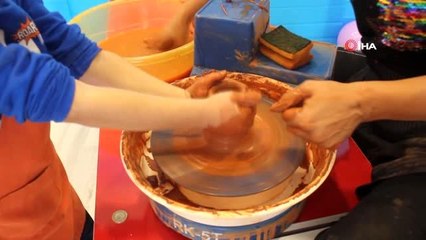 Geleceğin çömlek ustaları marifetlerini gösterdi